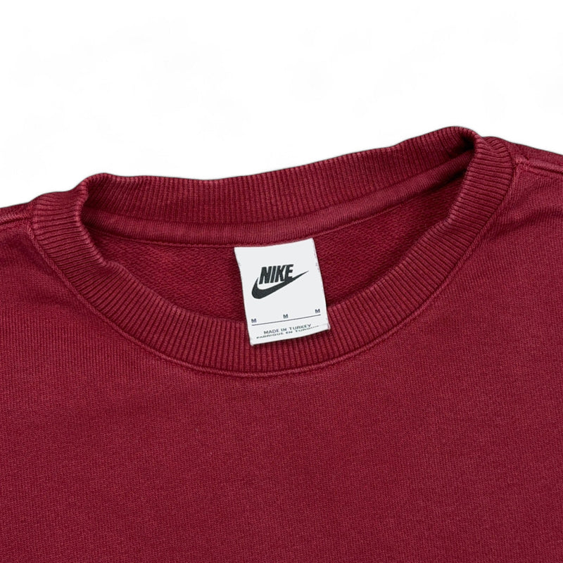 Nike Burgundy Swoosh Sweatshirt - vintageconcierge