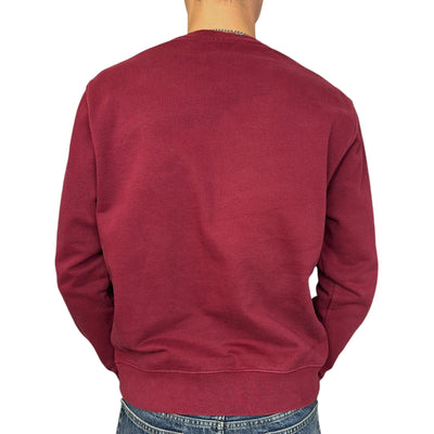 Nike Burgundy Swoosh Sweatshirt - vintageconcierge