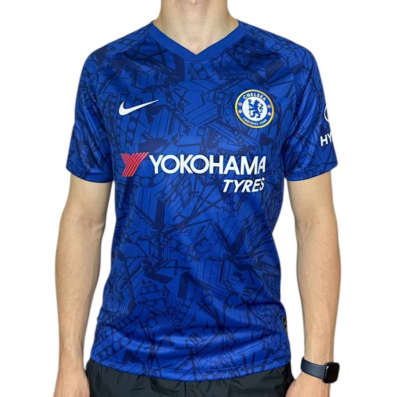Nike Chelsea Mason Mount 2019 Trikot Weiß Navy Blau - vintageconcierge