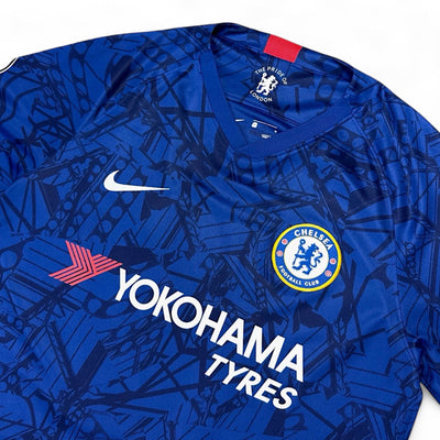 Nike Chelsea Mason Mount 2019 Trikot Weiß Navy Blau - vintageconcierge