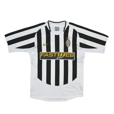 Nike Vintage 2001/2002 Juventus Fußball Trikot Weiß Schwarz - vintageconcierge