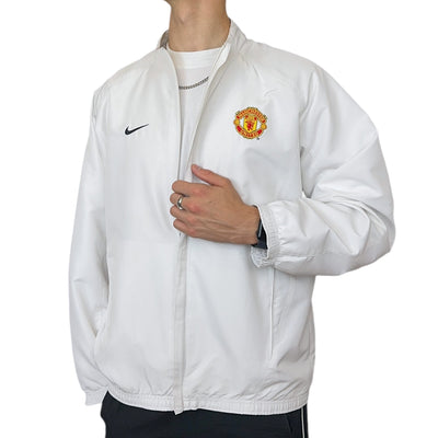 Nike Vintage 2005 - 06 Manchester United Trackjacke Weiß - vintageconcierge