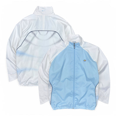 Nike Vintage 2005 Rare TN Trackjacke Weiß BabyBlau - vintageconcierge