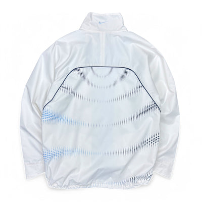 Nike Vintage 2005 Rare TN Trackjacke Weiß BabyBlau - vintageconcierge