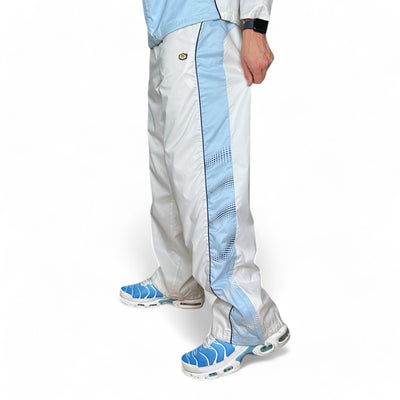Nike Vintage 2005 Rare TN Trackpants BabyBlau Weiß - vintageconcierge