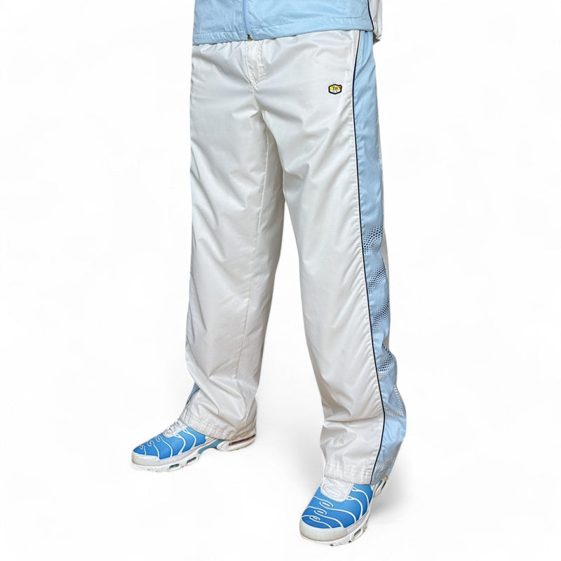 Nike Vintage 2005 Rare TN Trackpants BabyBlau Weiß - vintageconcierge