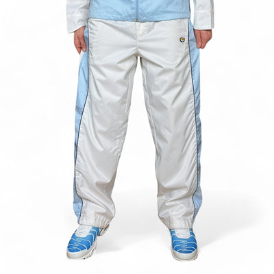 Nike Vintage 2005 Rare TN Trackpants BabyBlau Weiß - vintageconcierge