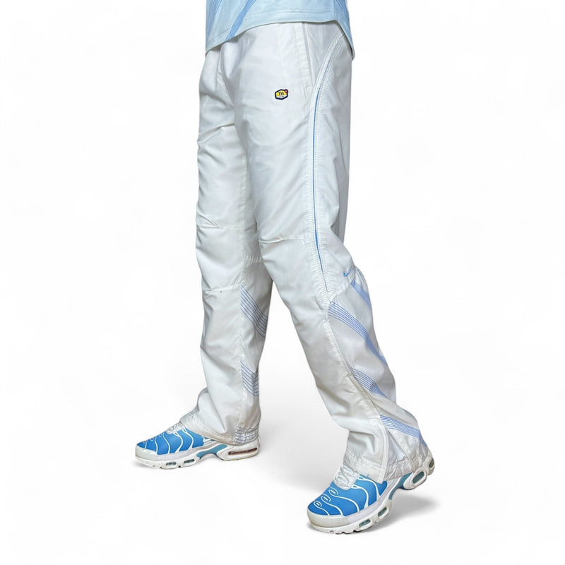 Nike Vintage 2006 Rare TN Trackpants BabyBlau Weiß - vintageconcierge