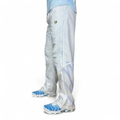 Nike Vintage 2006 Rare TN Trackpants BabyBlau Weiß - vintageconcierge