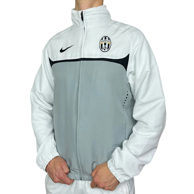 Nike Vintage 2010 - 11 Juventus Trackjacke Weiß Grau - vintageconcierge