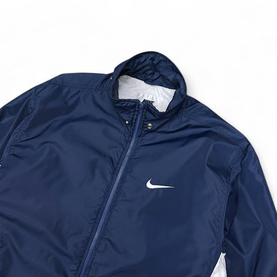 Nike Vintage 90s Padded Jacke Navy - vintageconcierge