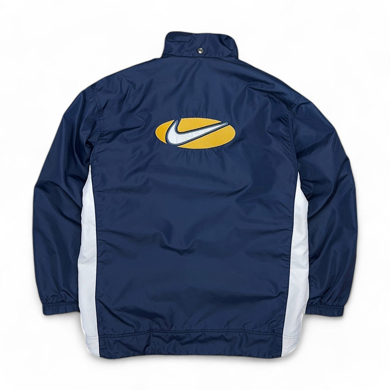 Nike Vintage 90s Padded Jacke Navy - vintageconcierge