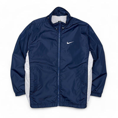 Nike Vintage 90s Padded Jacke Navy - vintageconcierge