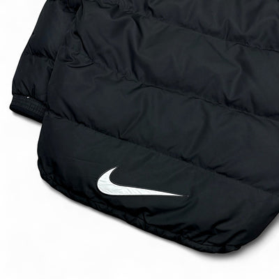 Nike Vintage 90s Rare Center - Swoosh Down Puffer Jacke - vintageconcierge