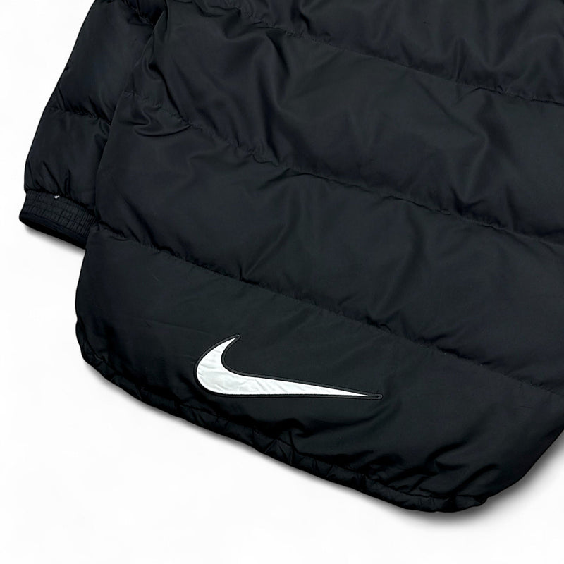 Nike Vintage 90s Rare Center - Swoosh Down Puffer Jacke - vintageconcierge
