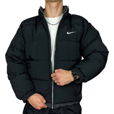 Nike Vintage 90s Rare Reversible Pufferjacke - vintageconcierge
