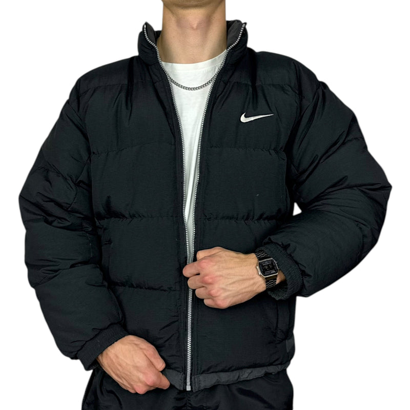 Nike Vintage 90s Rare Reversible Pufferjacke - vintageconcierge