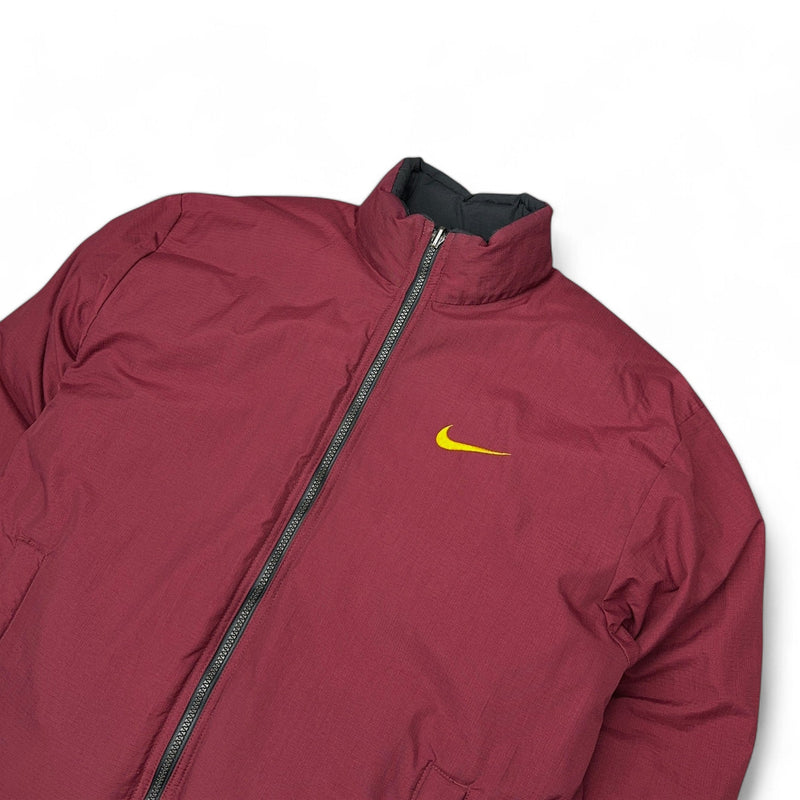 Nike Vintage 90s Rare Spellout Reversible Down PufferJacke - vintageconcierge