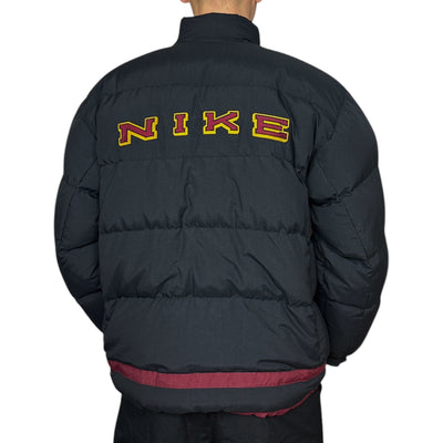 Nike Vintage 90s Rare Spellout Reversible Down PufferJacke - vintageconcierge