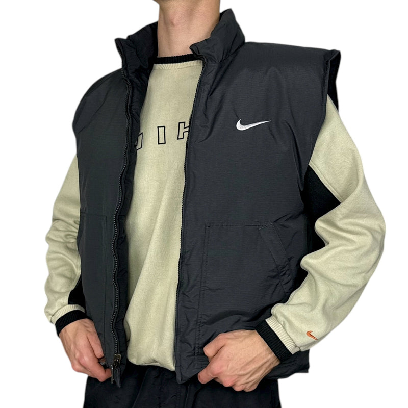 Nike Vintage 90s Reversible Puffer Vest - vintageconcierge