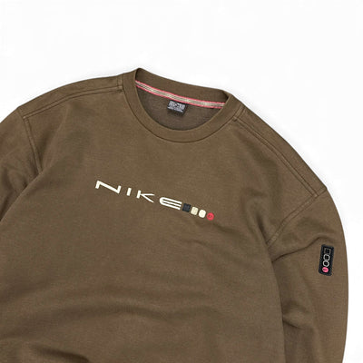 Nike Vintage 90s Sweater Braun - vintageconcierge