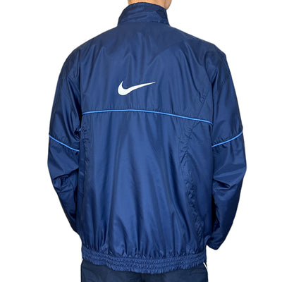 Nike Vintage 90s Trackjacke Navy - vintageconcierge