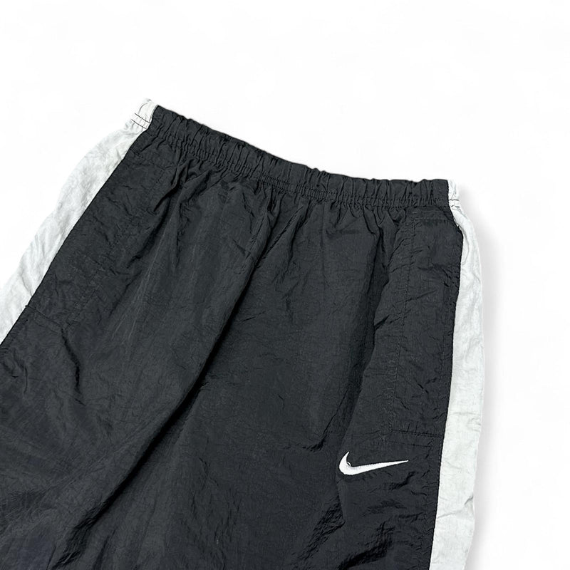 Nike Vintage 90s Trackpants Schwarz Grau - vintageconcierge