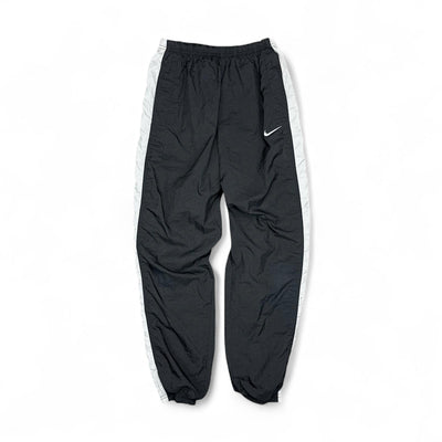 Nike Vintage 90s Trackpants Schwarz Grau - vintageconcierge