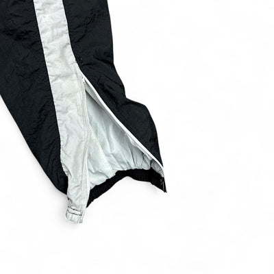 Nike Vintage 90s Trackpants Schwarz Grau - vintageconcierge