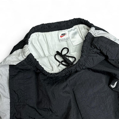Nike Vintage 90s Trackpants Schwarz Grau - vintageconcierge