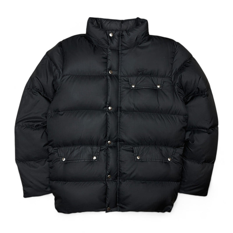 Nike Vintage Down PufferJacke Schwarz - vintageconcierge