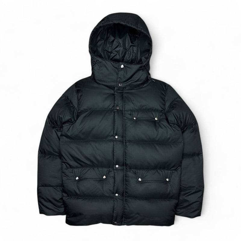 Nike Vintage Puffer Daunenjacke Schwarz - vintageconcierge