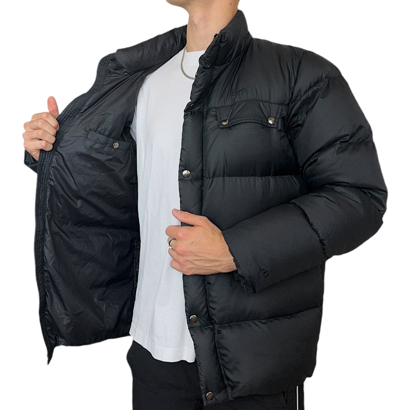 Nike Vintage Puffer Daunenjacke Schwarz - vintageconcierge