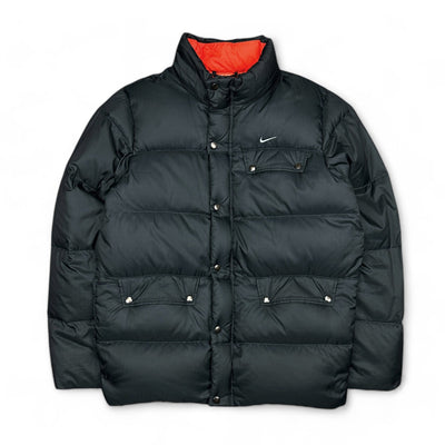 Nike Vintage Puffer Daunenjacke Schwarz - vintageconcierge