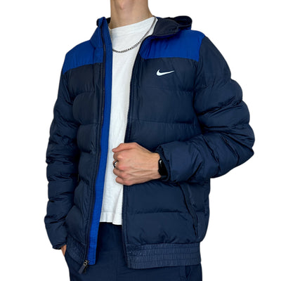 Nike Vintage Pufferjacke Navy - vintageconcierge