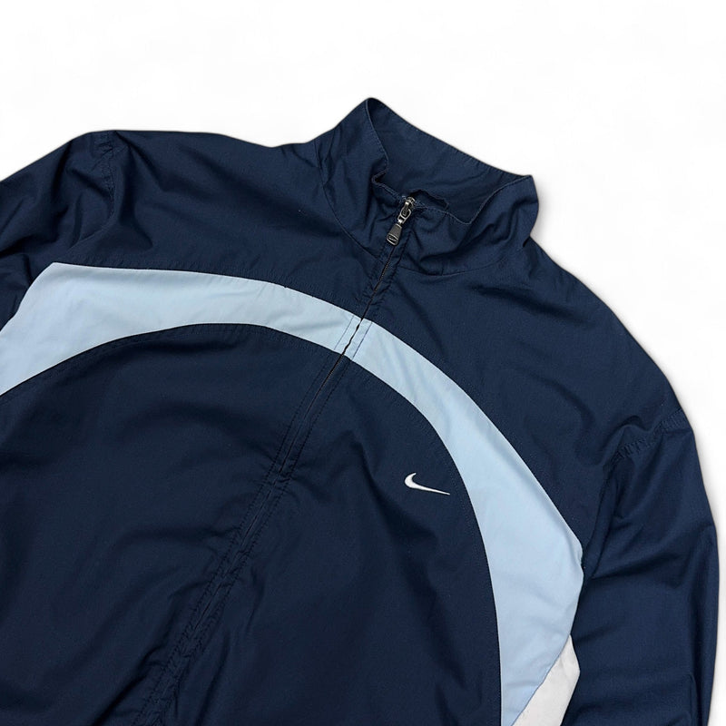 Nike Vintage Trackjacke Navy Babyblau - vintageconcierge