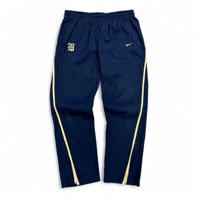 Nike Vintage Trackpants Navy Beige - vintageconcierge