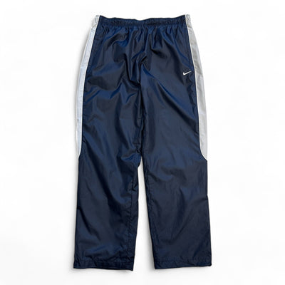 Nike Vintage Trackpants Navy Grau - vintageconcierge