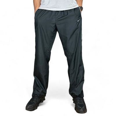 Nike Vintage Trackpants Schwarz Grau - vintageconcierge