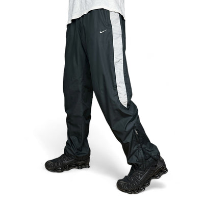 Nike Vintage Trackpants Schwarz Grau - vintageconcierge