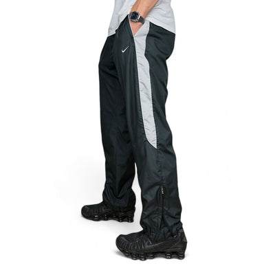Nike Vintage Trackpants Schwarz Grau - vintageconcierge