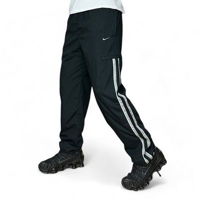 Nike Vintage Trackpants Schwarz Grau - vintageconcierge