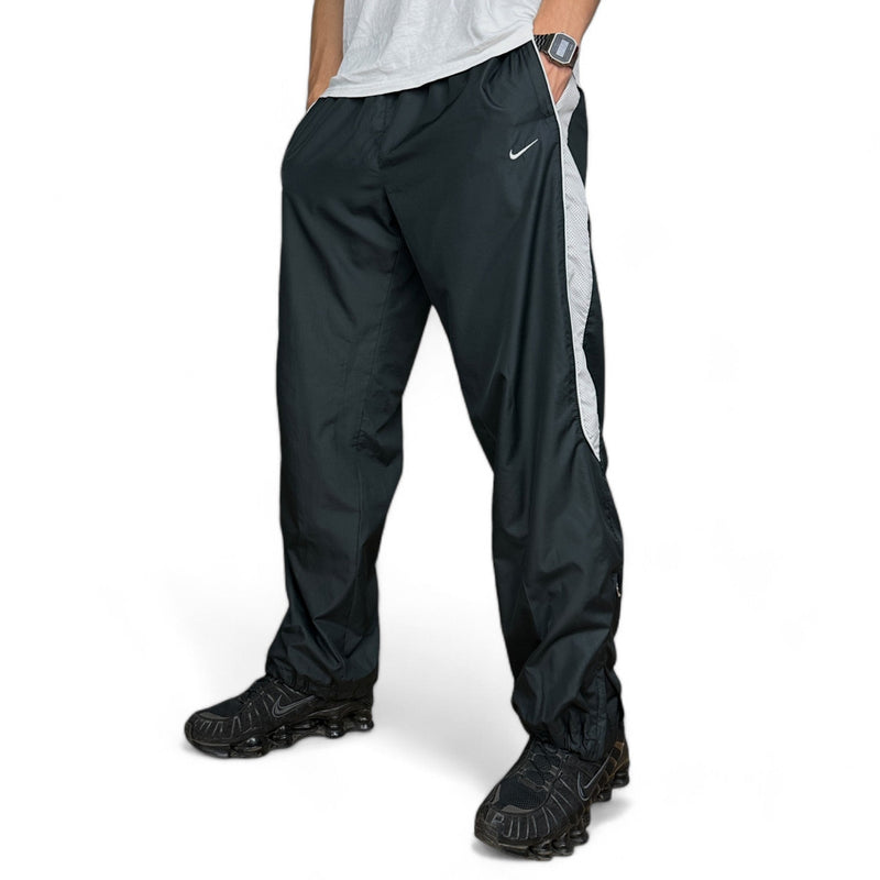 Nike Vintage Trackpants Schwarz Grau - vintageconcierge