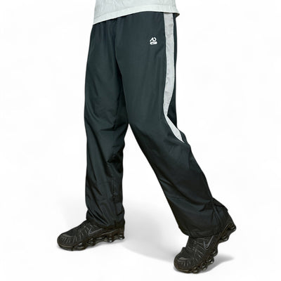 Nike Vintage Y2K AD Trackpants Schwarz Grau - vintageconcierge