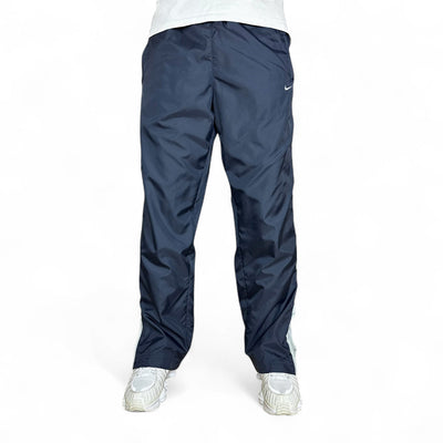 Nike Vintage Y2K Baggy Trackpants Navy - vintageconcierge