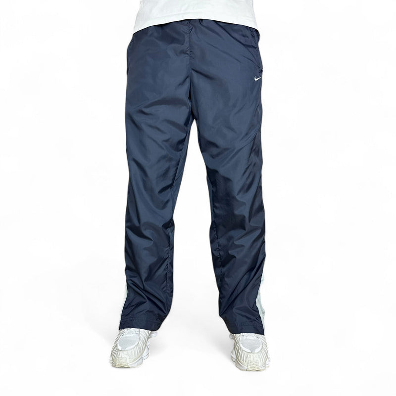 Nike Vintage Y2K Baggy Trackpants Navy - vintageconcierge