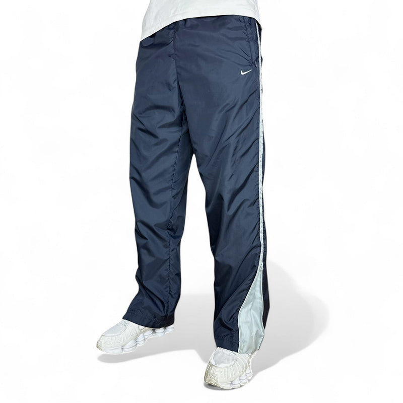 Nike Vintage Y2K Baggy Trackpants Navy - vintageconcierge