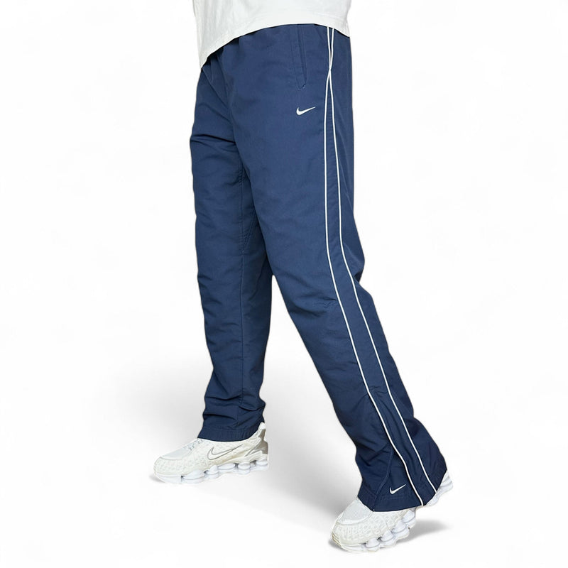 Nike Vintage Y2K Baggy Trackpants Navy - vintageconcierge