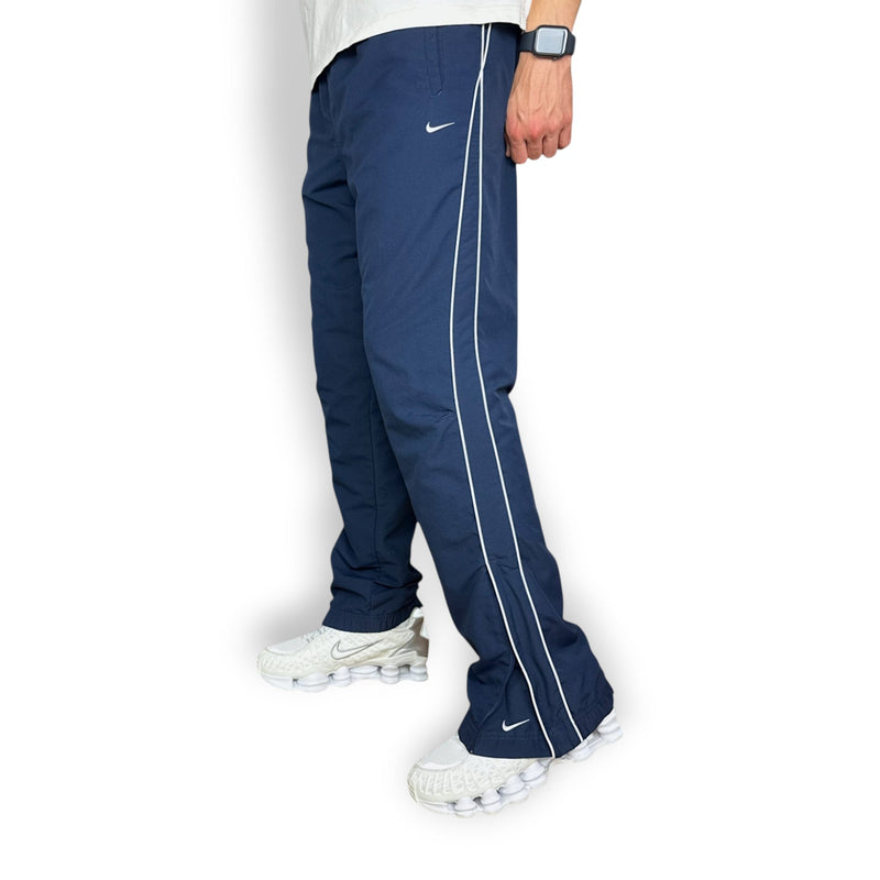 Nike Vintage Y2K Baggy Trackpants Navy - vintageconcierge