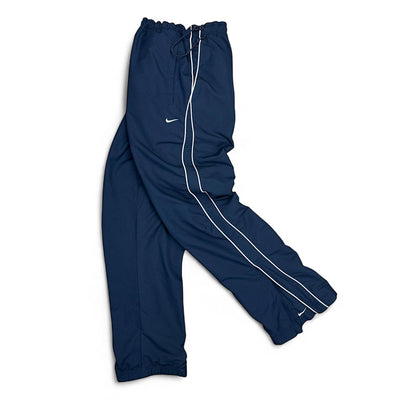 Nike Vintage Y2K Baggy Trackpants Navy - vintageconcierge